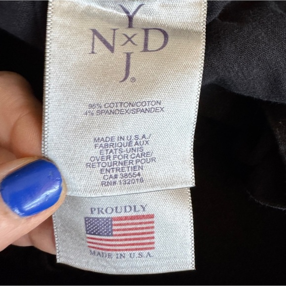 NYDJ Faded Black Skinny Jeans, Size 10 - Picture 9 of 9